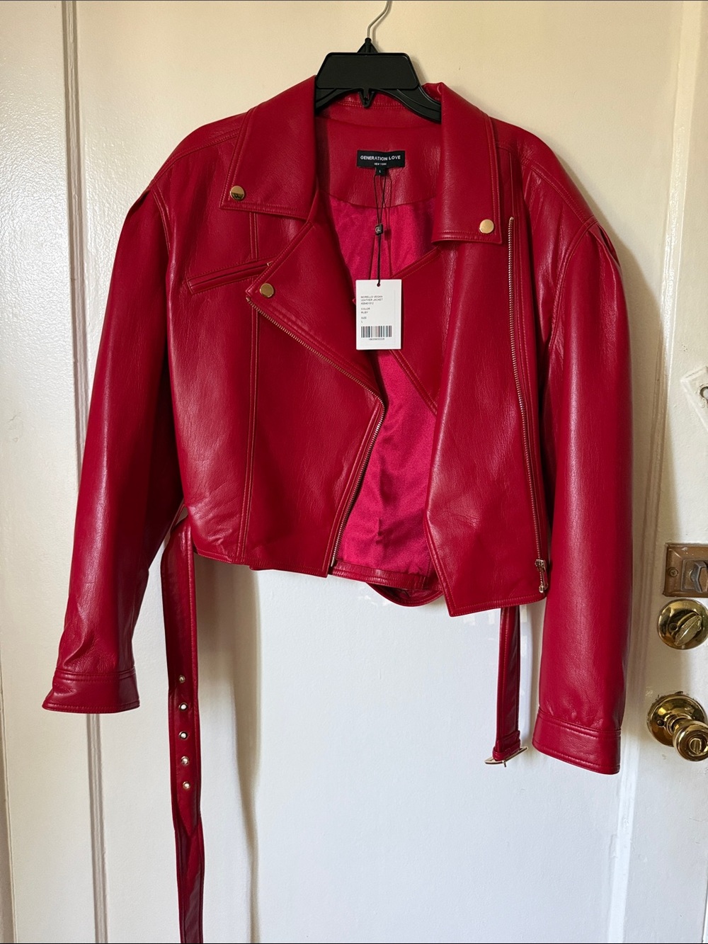 🆕 Generation Love Vegan Leather Moto Jacket